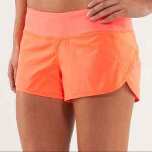 Lululemon | Speed Shorts Light Flare Orange 6